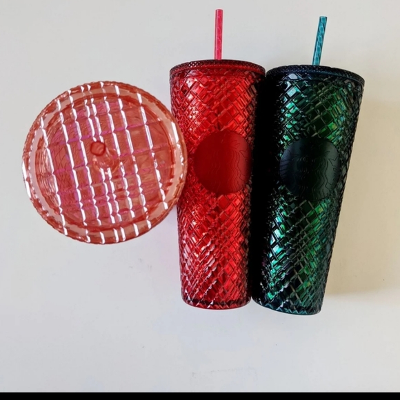 Starbucks Tumbler Cold Cup Trio Set Holiday 2021 Jeweled - Picture 3 of 10